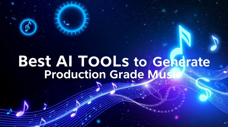 Best AI tools to generate production-grade music