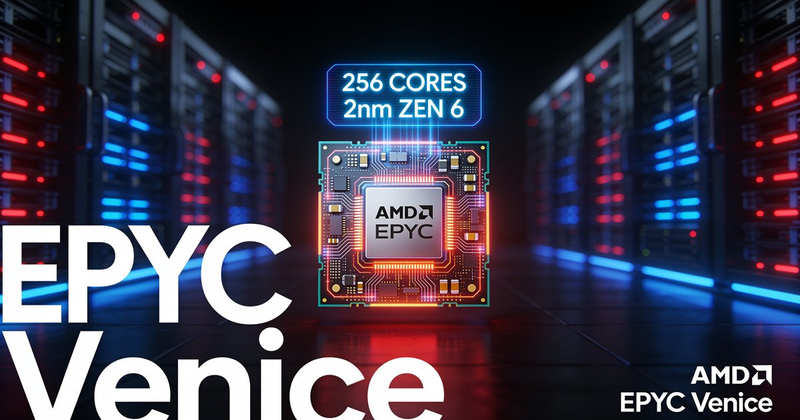 AMD EPYC Venice: 256 Cores, 2nm Process, and the AI Data Center Land Grab