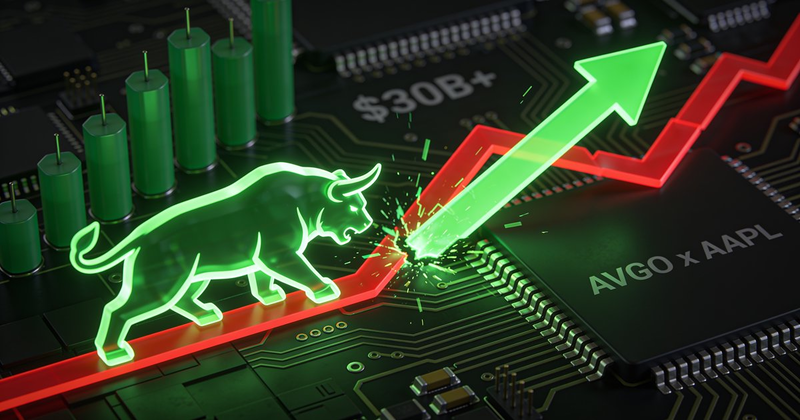 🟢 AVGO Flips Bullish: Apple's $30B+ ASIC Deal Reshapes the AI Chip Landscape