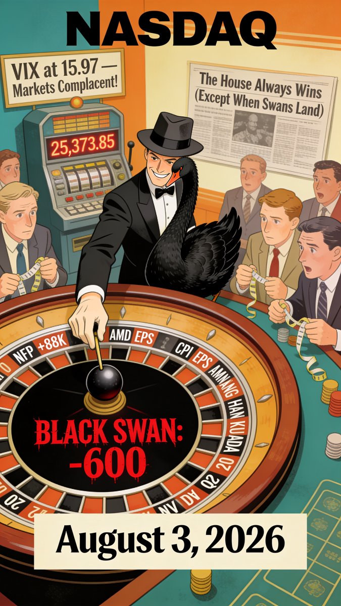 🦢 BlackSwan Forecast — August 3, 2026