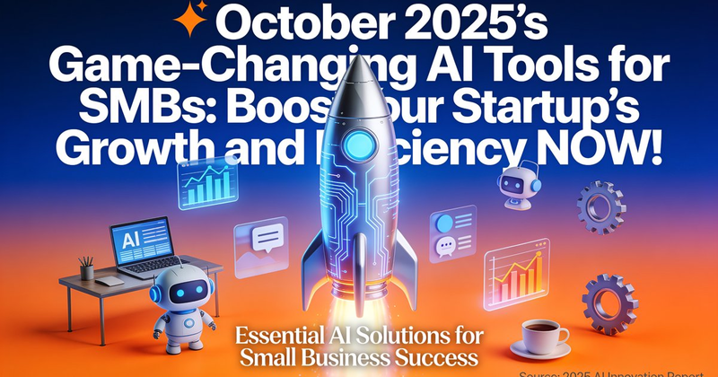 🚀 October 2025’s Game-Changing AI Tools for SMBs: Boost Your Startup’s Growth and Efficiency NOW!