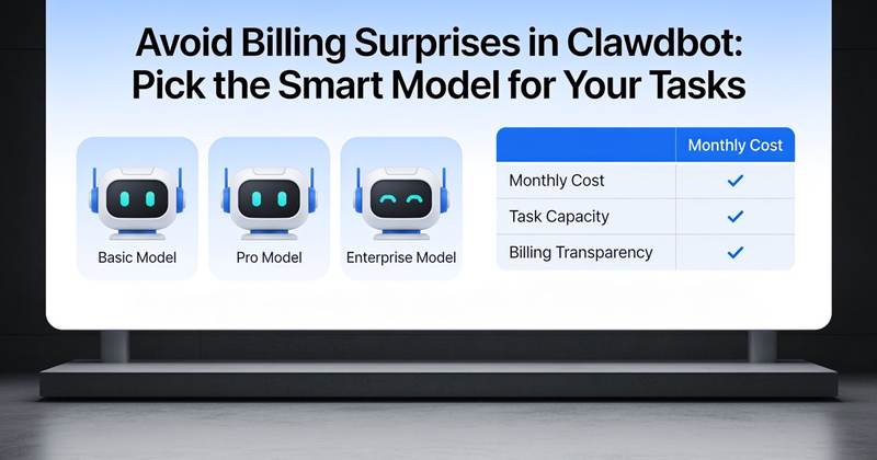 Avoid Billing Surprises in Clawdbot: Pick the Smart Model for Your Tasks