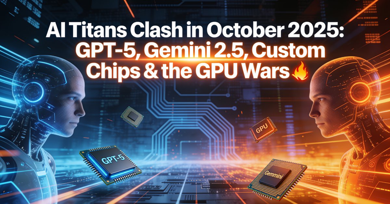 AI Titans Clash in October 2025: GPT-5, Gemini 2.5, Custom Chips & the GPU Wars 🔥