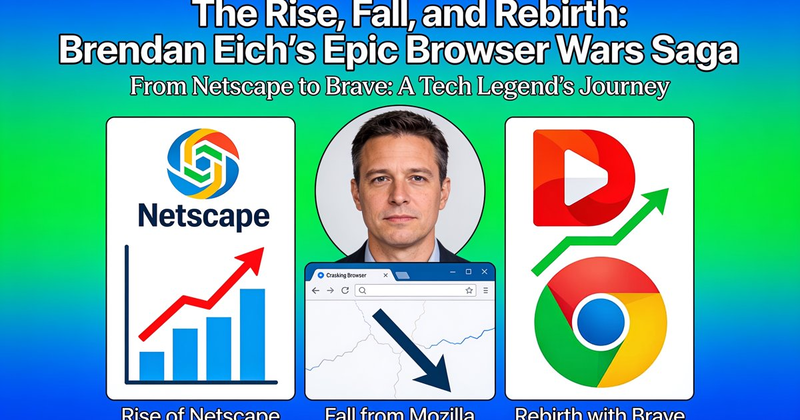 The Rise, Fall, and Rebirth: Brendan Eich's Epic Browser Wars Saga