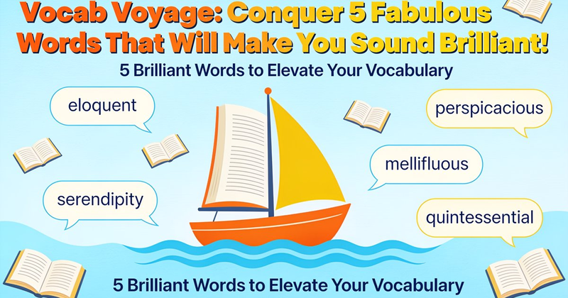 Vocab Voyage: Conquer 5 Fabulous Words That Will Make You Sound Brilliant!