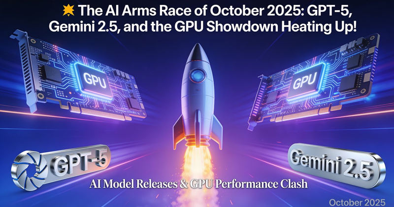 🚀 The AI Arms Race of October 2025: GPT-5, Gemini 2.5, and the GPU Showdown Heating Up!
