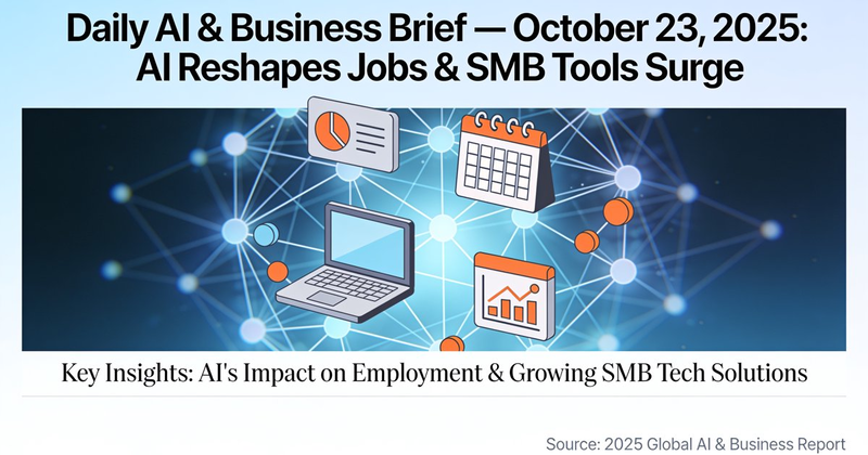 [Daily AI & Business Brief — October 23, 2025: AI Reshapes Jobs & SMB Tools Surge]