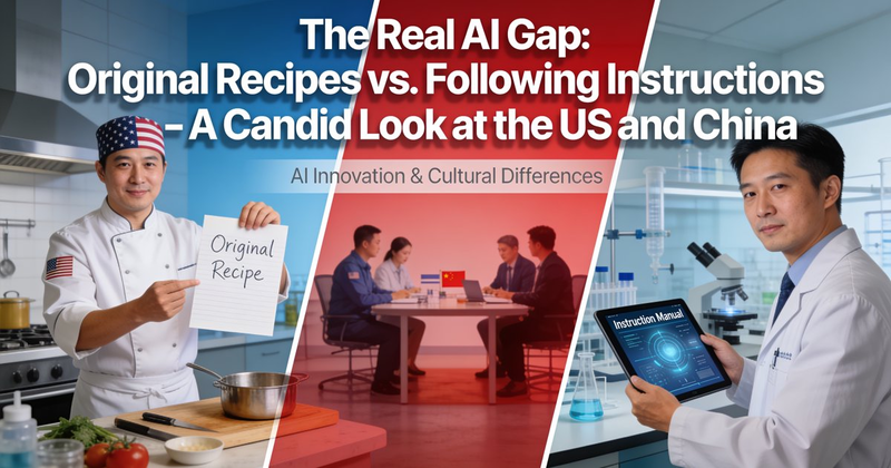 The Real AI Gap: Original Recipes vs. Following Instructions – A Candid Look at the US and China**