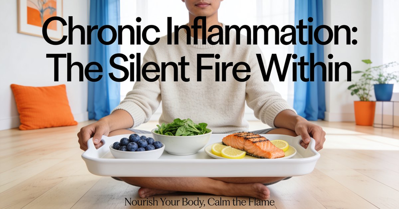 🔥 The Silent Fire: What Chronic Inflammation Is Doing to Your Body — and 5 Science-Backed Ways to Put It Out Today