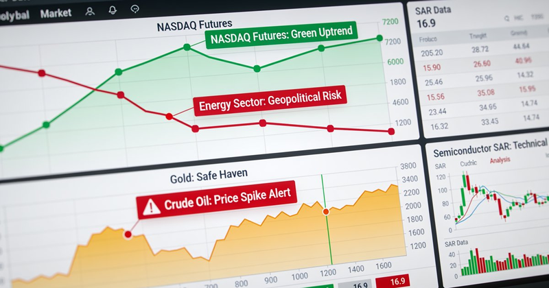 🟡 Market Overview: Oil Surges Past $90 on Iran Escalation, Semis Try to Stabilize After Full Bearish Sweep — July 20, 2026