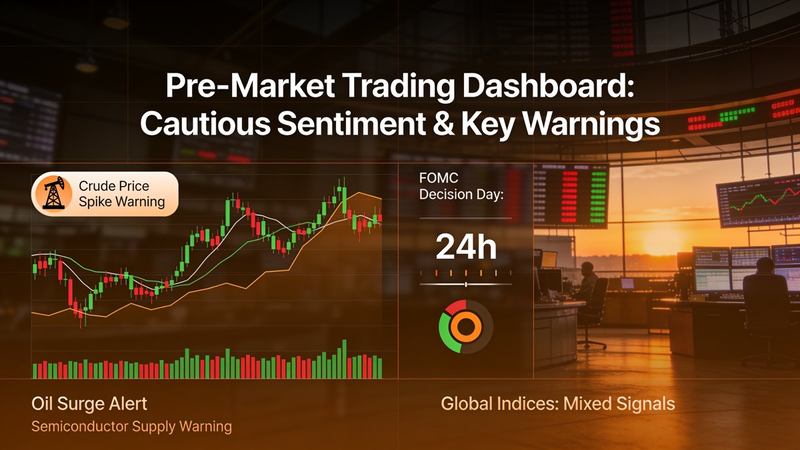 🟡 Market Overview: Oil Spikes 6.9% on Iran Strikes, FOMC Decision Day Meets Mega-Cap Earnings — July 29, 2026