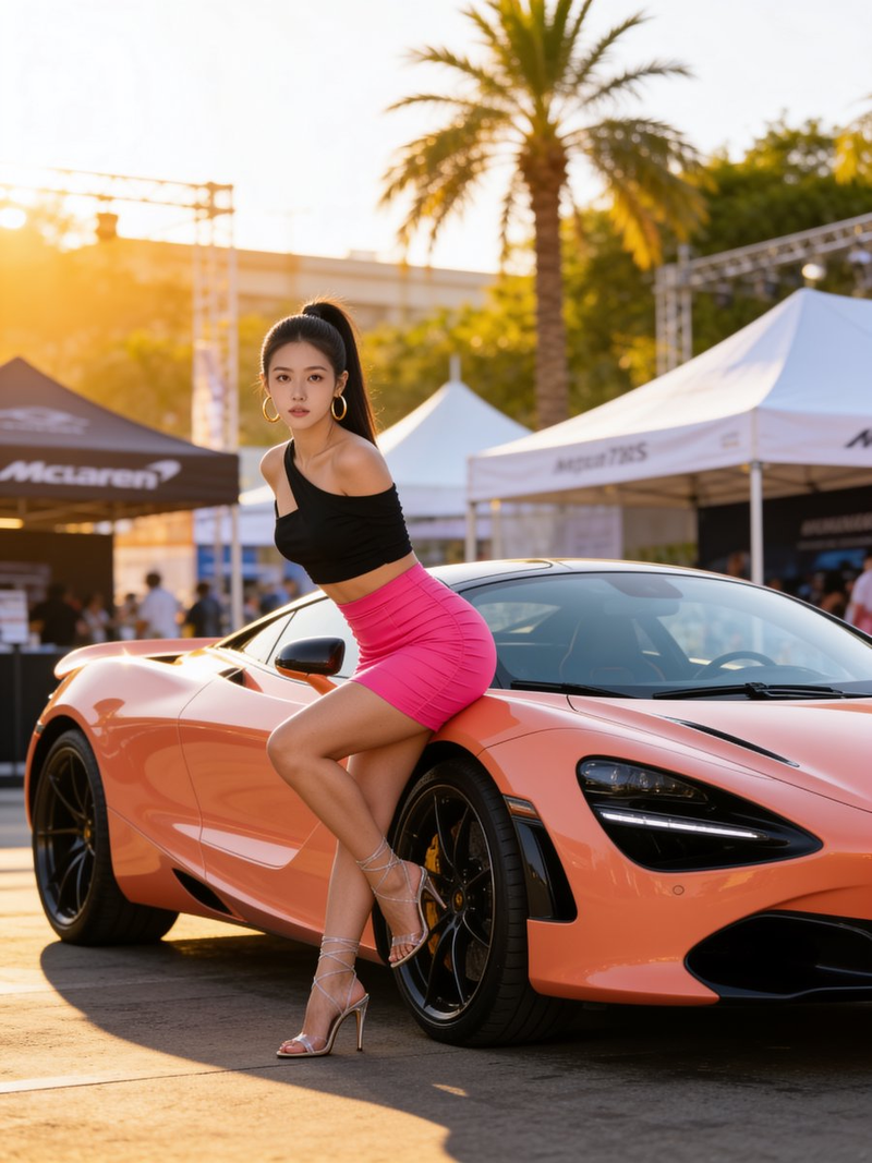 Auto Show Glamour Vol. 2: Sexy Short Skirts & Supercars 🔥🏎️