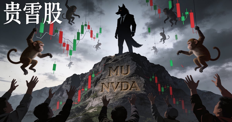 2000 块的猴子：大户如何用「心理陷阱」收割散户——以 MU、NVDA 為例的深度拆解