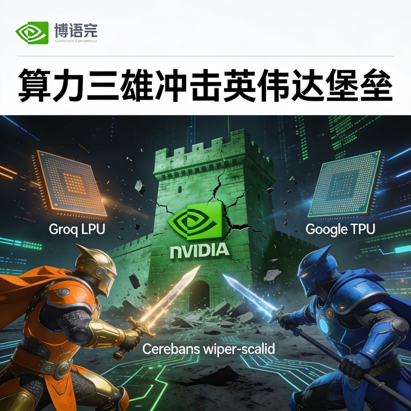 當王者跌落神壇：Groq、Cerebras、Google TPU 如何圍攻 NVIDIA 推理帝國