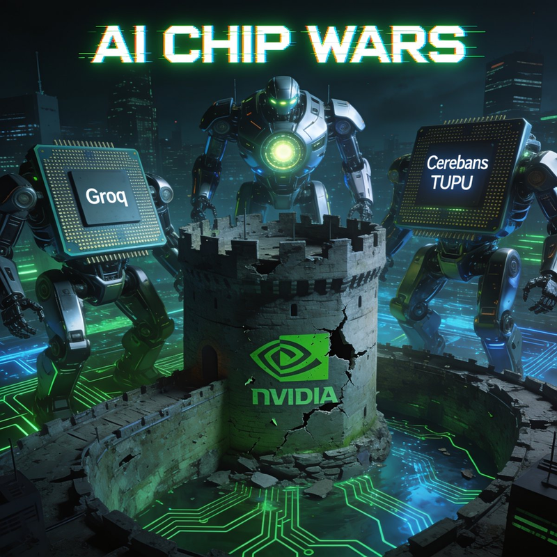 From Winner to Loser? How Groq, Cerebras, and Google TPUs Are Eating NVIDIA's Inference Lunch