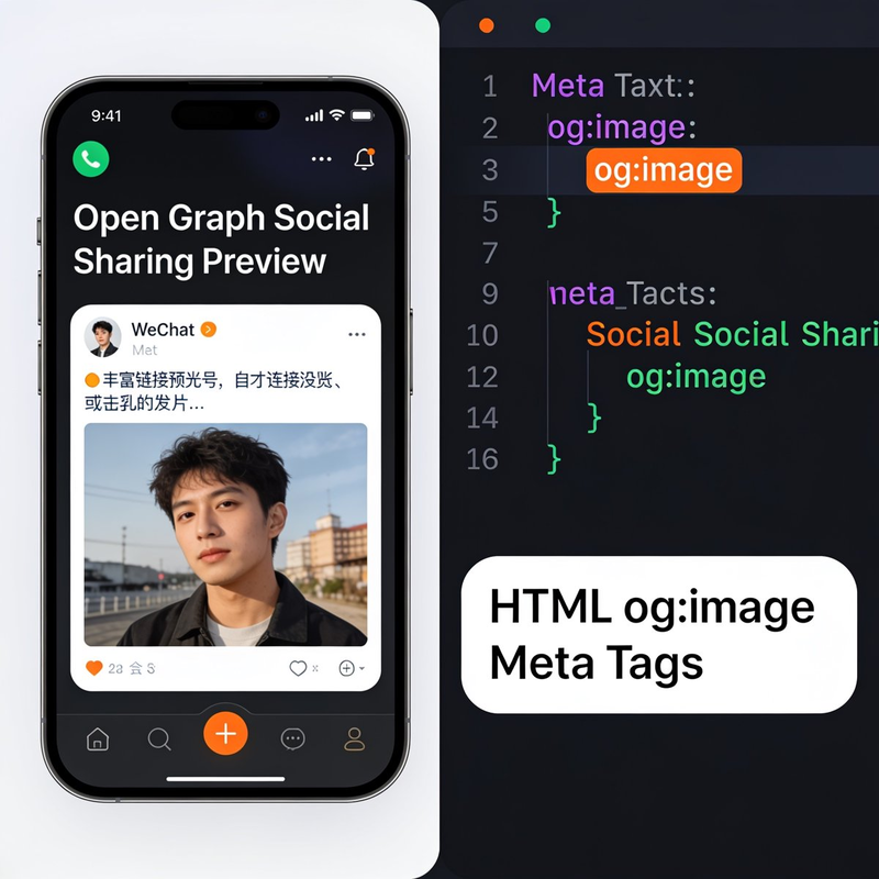 Open Graph 图片分享终极指南：为什么 WeChat 不显示你的预览图？（文件大小才是真凶）