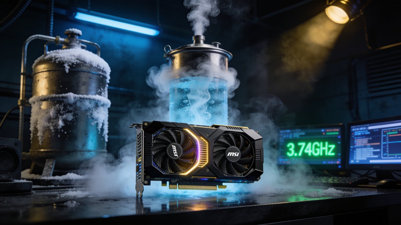 The $5,091 GPU: MSI RTX 5090 Lightning Z and the Extreme Overclocking Records It's Shattering