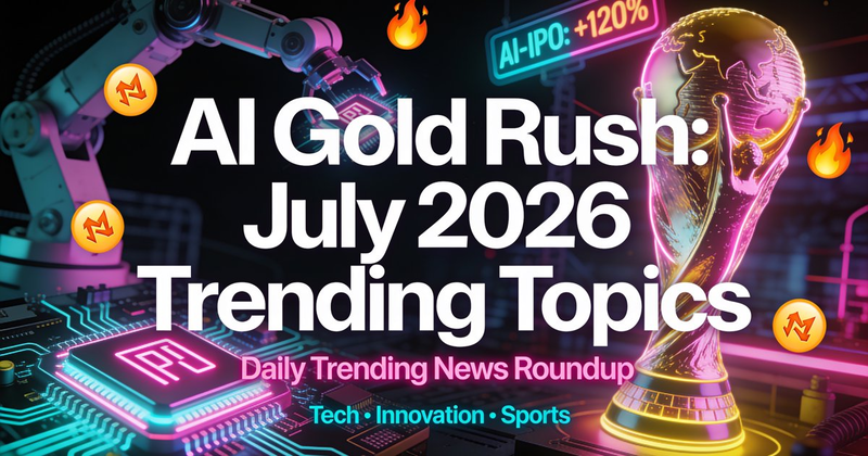 🔥 The Daily 10: July 16, 2026 — TSMC's $22B "Meh", the AI IPO Gold Rush, and Messi's Last Dance