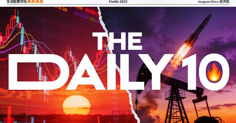 🔥 The Daily 10: July 17, 2026 — Asia's AI Bloodbath, Oil's $100 Countdown, and Ozempic Might Actually Stop Aging