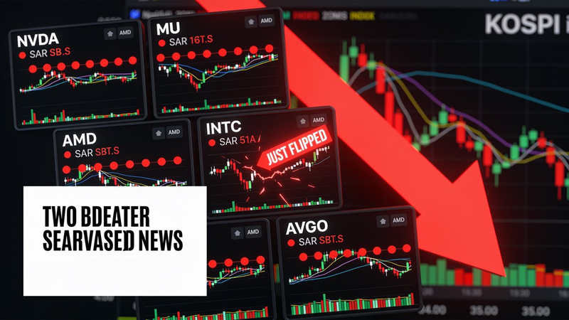 🚨🔴 Turning Point Alert: Complete Bearish Sweep — AMD, the Last Bullish Domino, Falls as Asia Chip Rout Wipes Out $200B — July 28, 2026