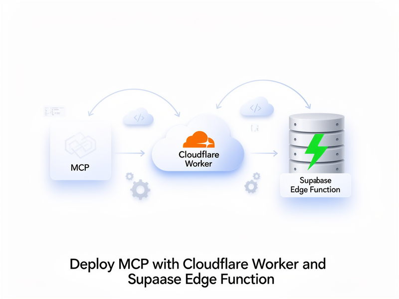Deploy MCP with Cloudflare Worker and Superbase Edge Function