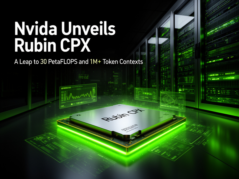 Nvidia Unveils Rubin CPX: A Leap to 30 PetaFLOPS and 1M+ Token Contexts
