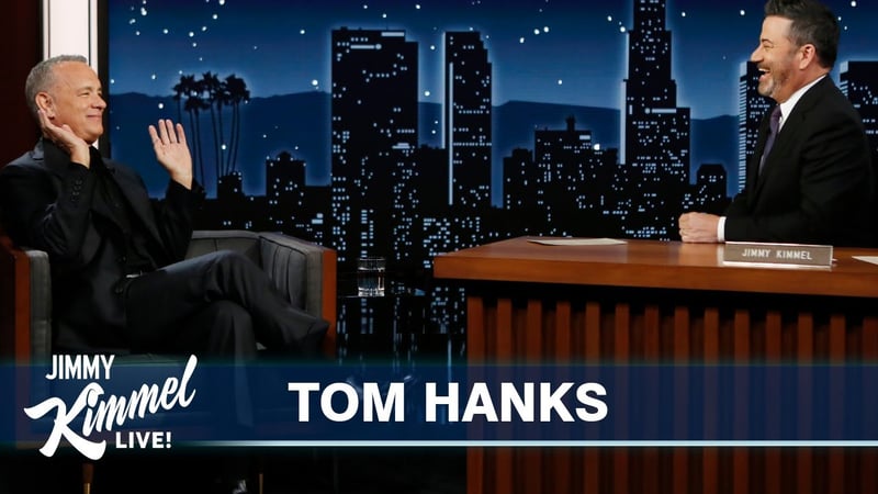  | Tom Hanks on Going to Space, New Movie Finch & the Passing of His Dear Friend Peter Scolari - Jimmy Kimmel Live