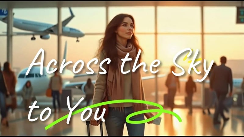 Across the Sky to You ✈️❤️ | Official Music Video