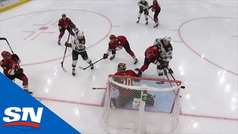  | Kevin Fiala Bats Puck Out Of Mid-Air For Beautiful Goal Against The Coyotes - SPORTSNET