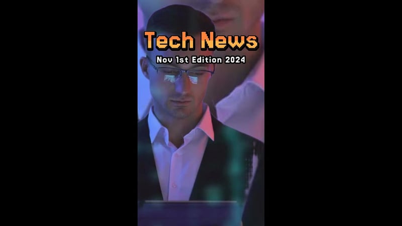 Top 5 Tech News You Need to Know This Week! 🚀 | Nov 1st Edition | TechMinute