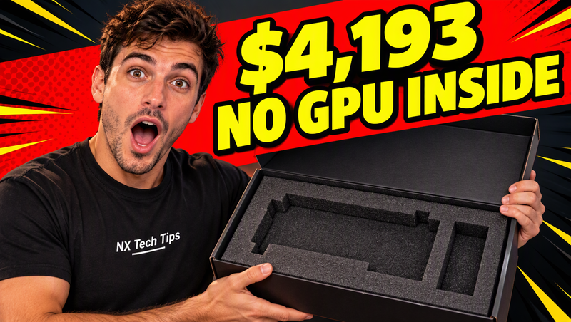 Sold Separately: The $4,193 GPU With No GPU Inside 🎙️ (NX Tech Tips #14)