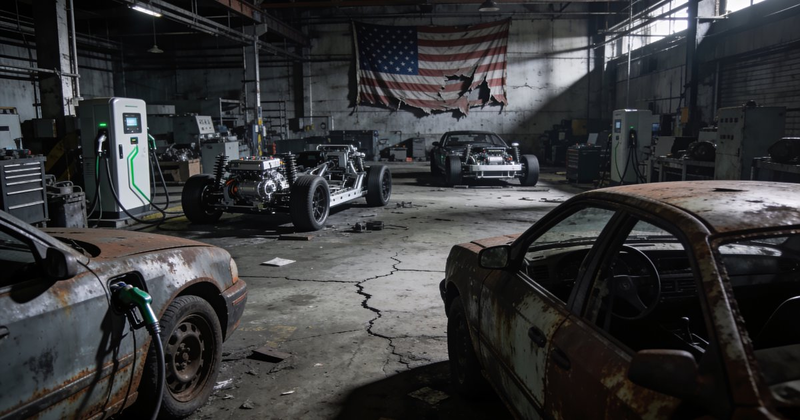 The American EV Massacre: While Detroit Burns Its Electric Future, China Just Hit the Accelerator