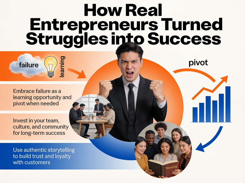 How Real Entrepreneurs Turned Struggles into Success